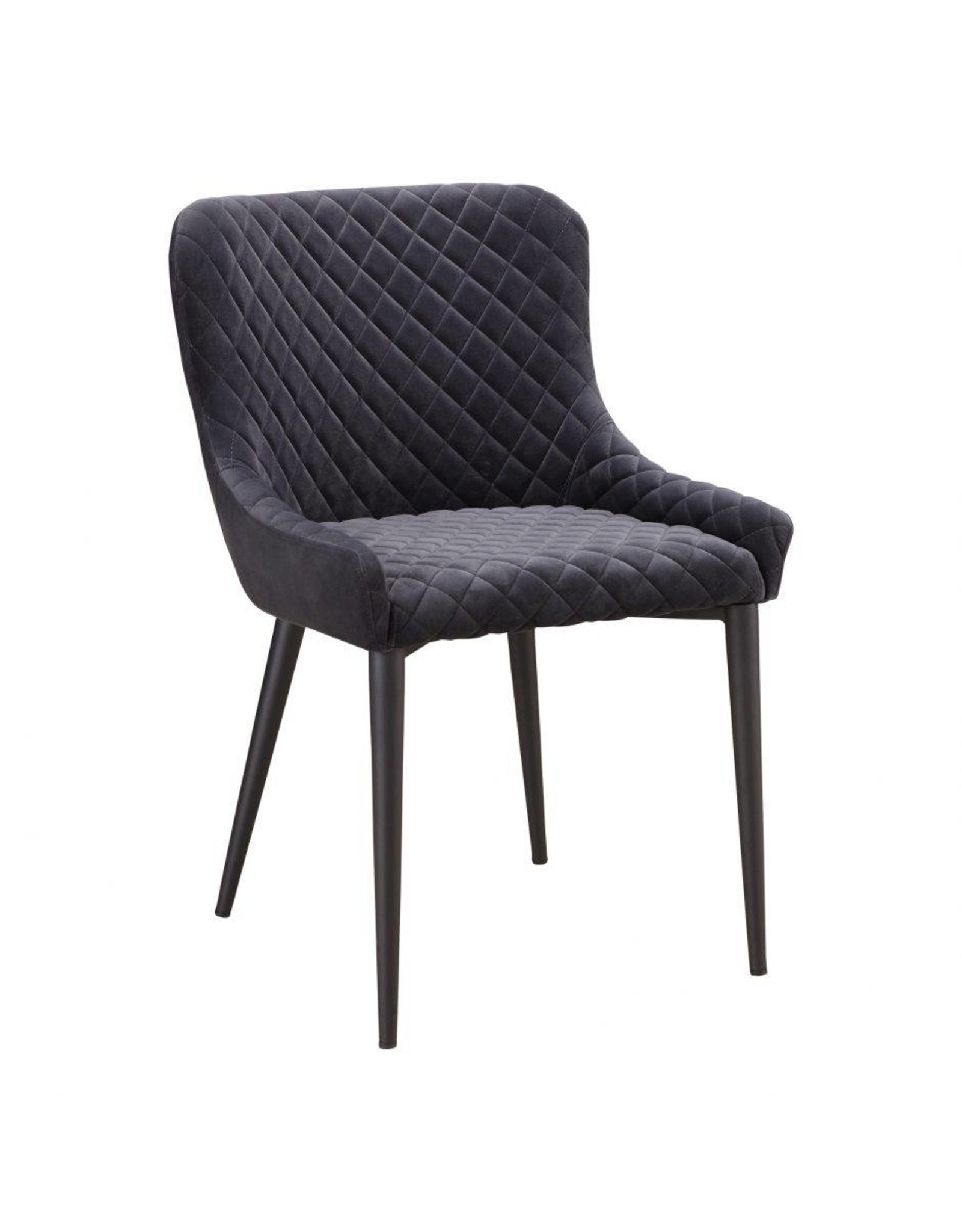 Monroe & Kent ETTA DINING CHAIR DARK GREY
