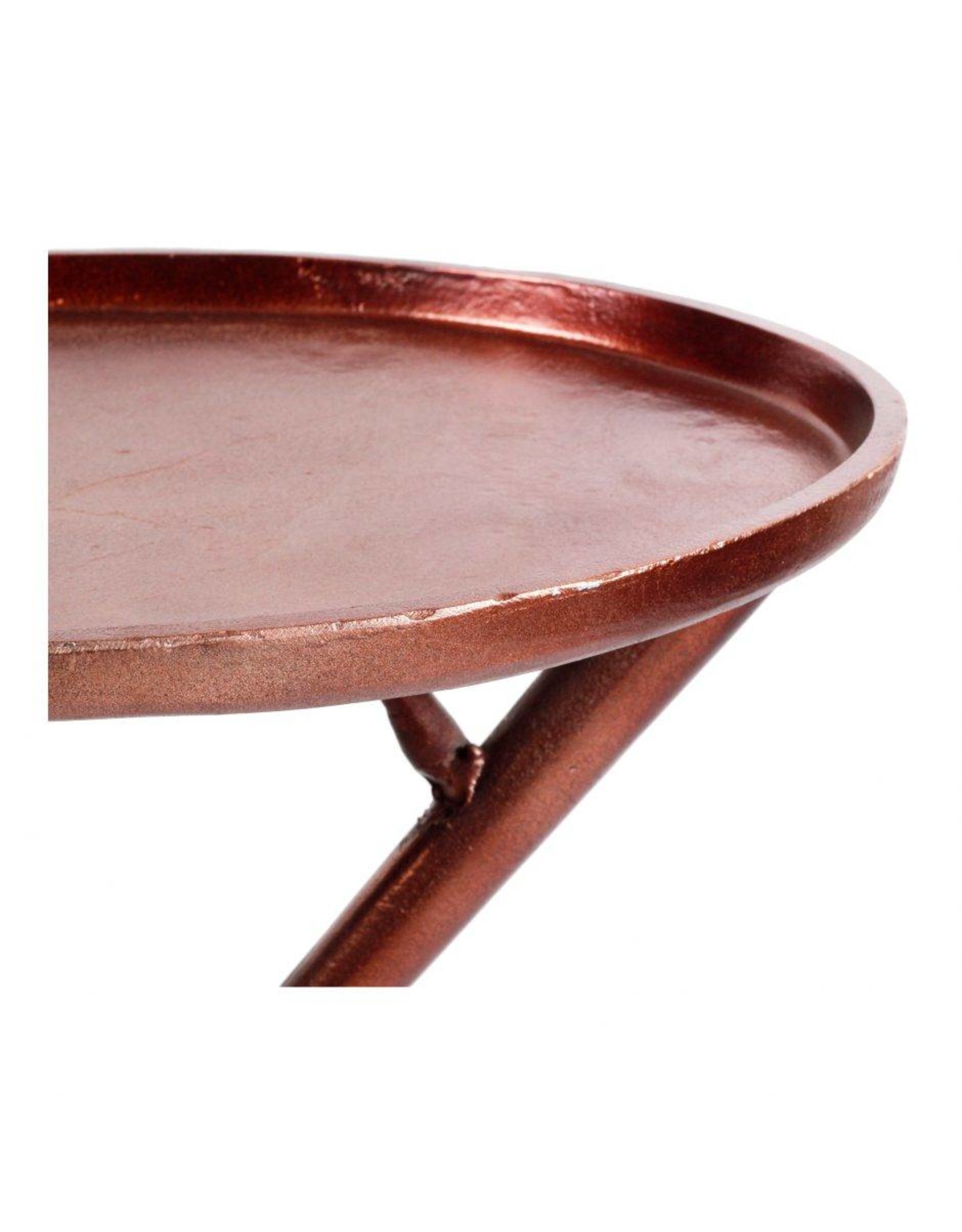 Monroe & Kent CONDUCTOR SIDE TABLE BRONZE