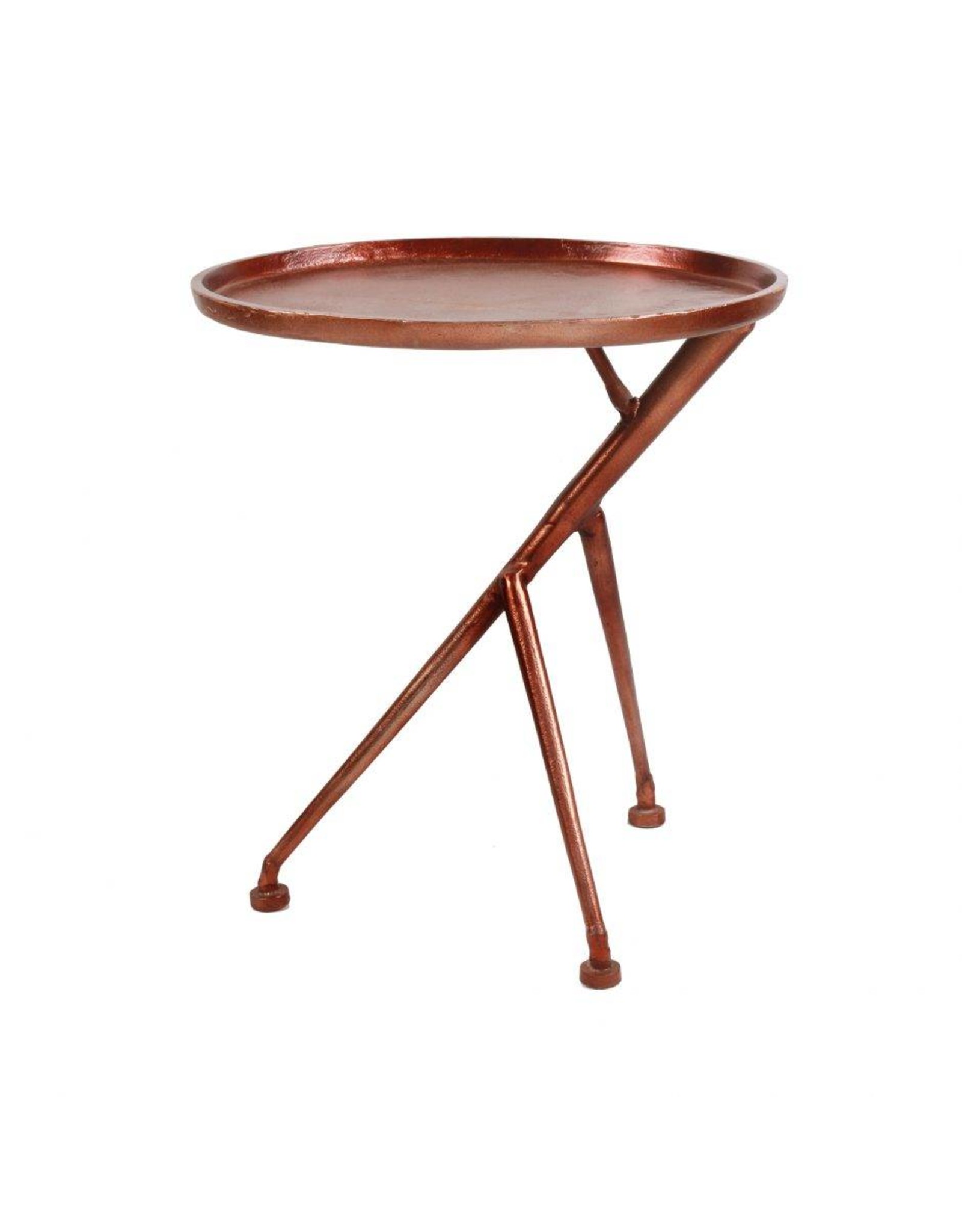 Monroe & Kent CONDUCTOR SIDE TABLE BRONZE