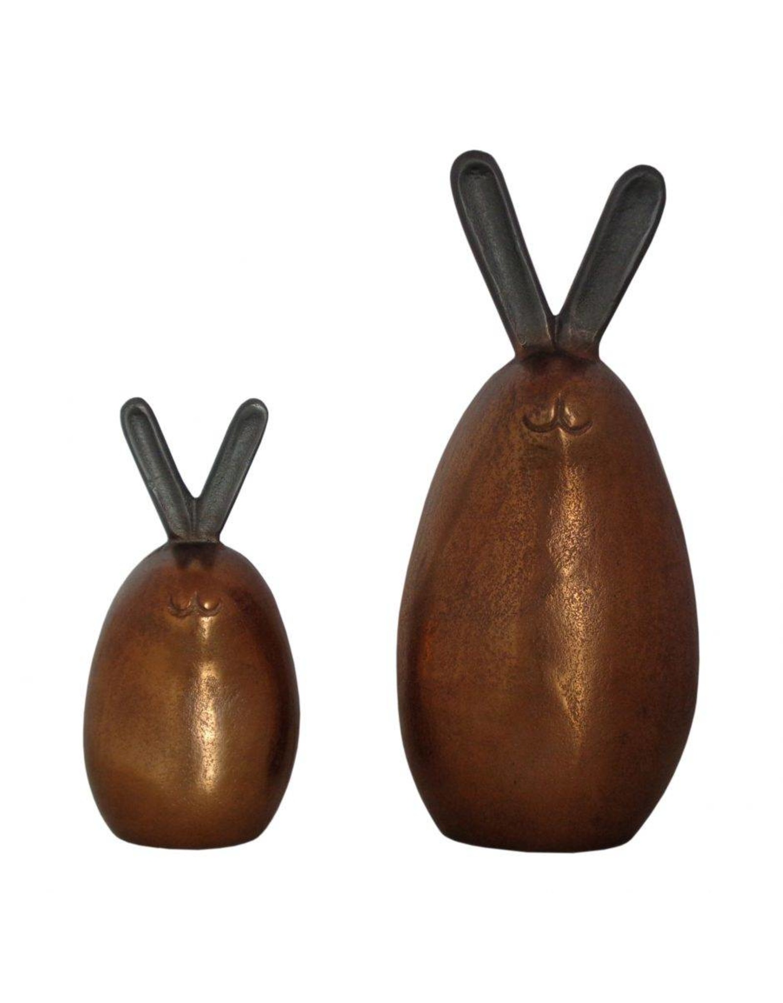 Monroe & Kent BRONZE BUNNIES SET OF TWO
