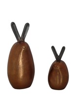 Monroe & Kent BRONZE BUNNIES SET OF TWO