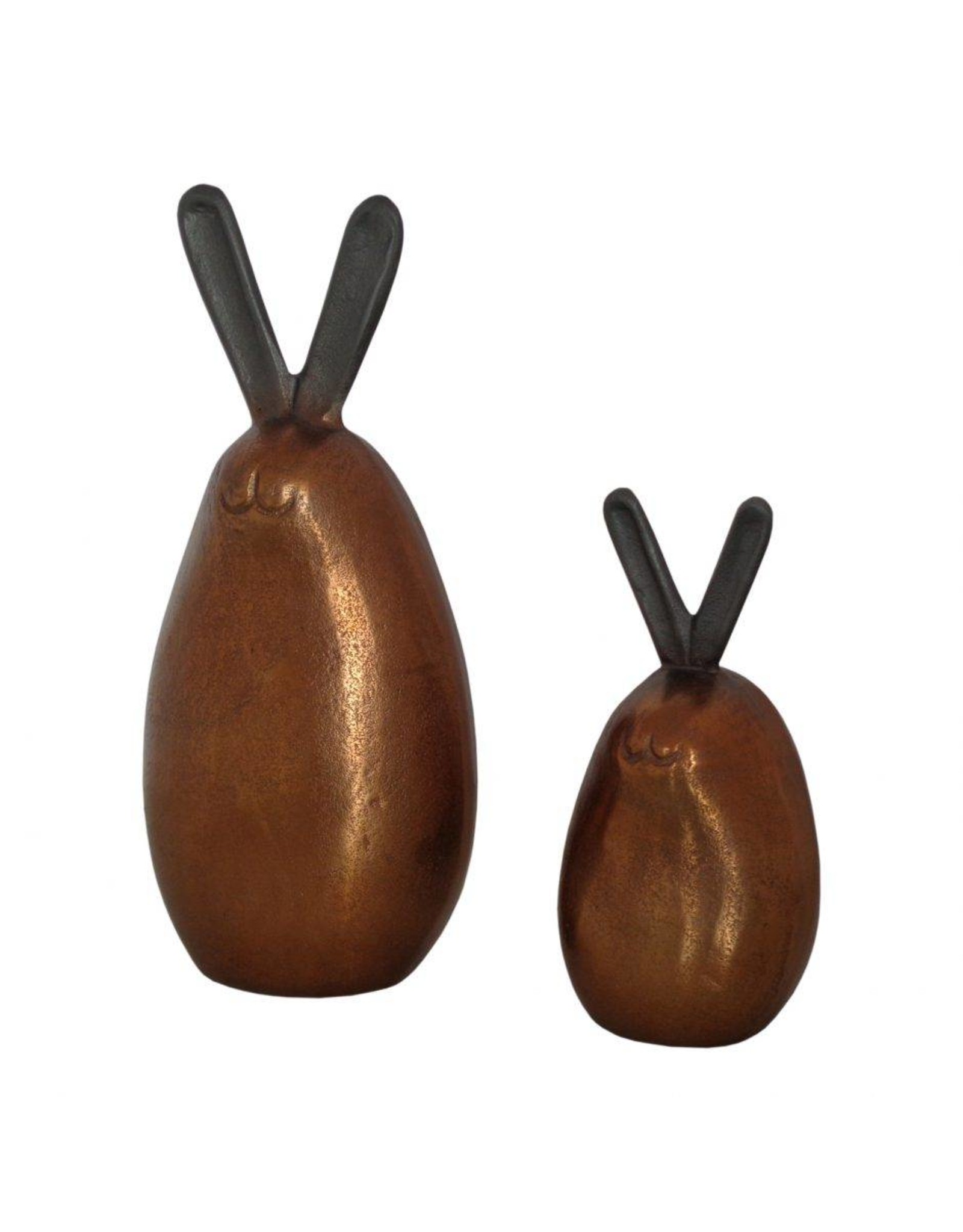 Monroe & Kent BRONZE BUNNIES SET OF TWO