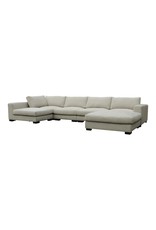 Monroe & Kent COLOMBO SECTIONAL CREAM WHITE