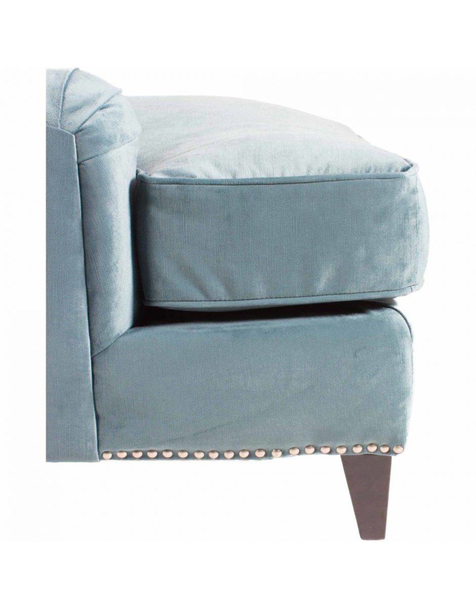 Monroe & Kent BIBIANO CHAISE VELVET BLUE
