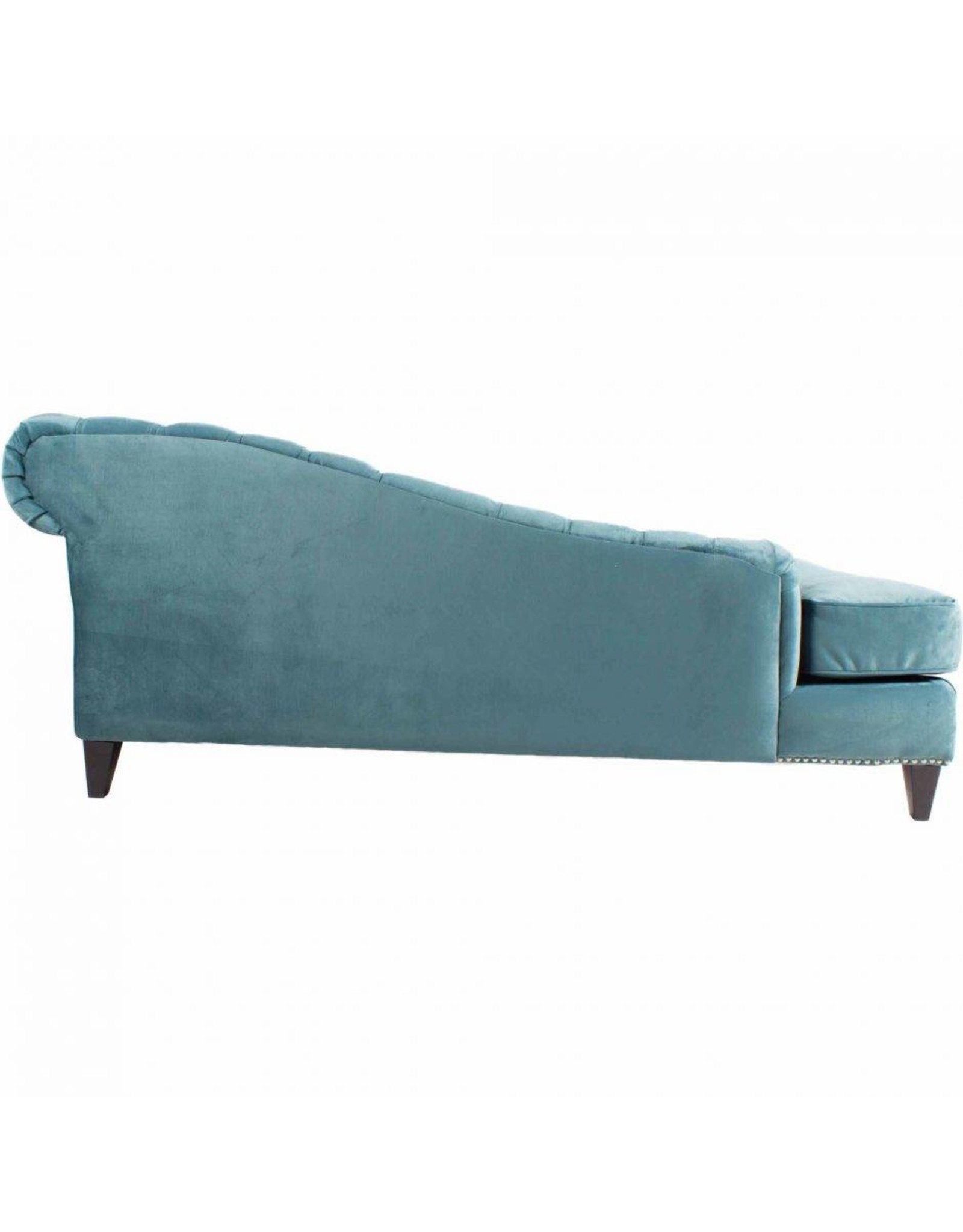 Monroe & Kent BIBIANO CHAISE VELVET BLUE