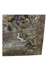 Monroe & Kent METAL WORLD WALL DECOR