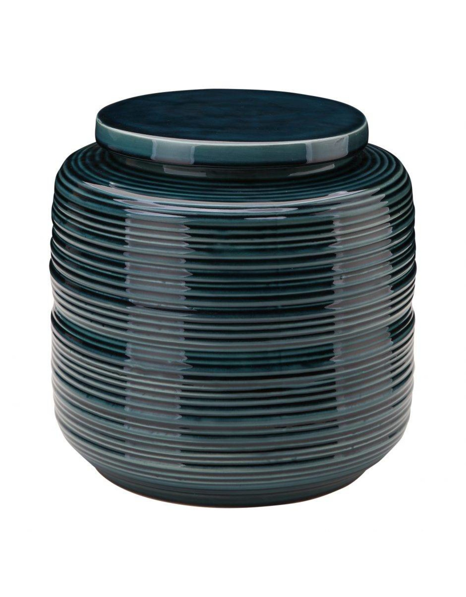 Monroe & Kent RIPLEY VASE SHORT GREEN