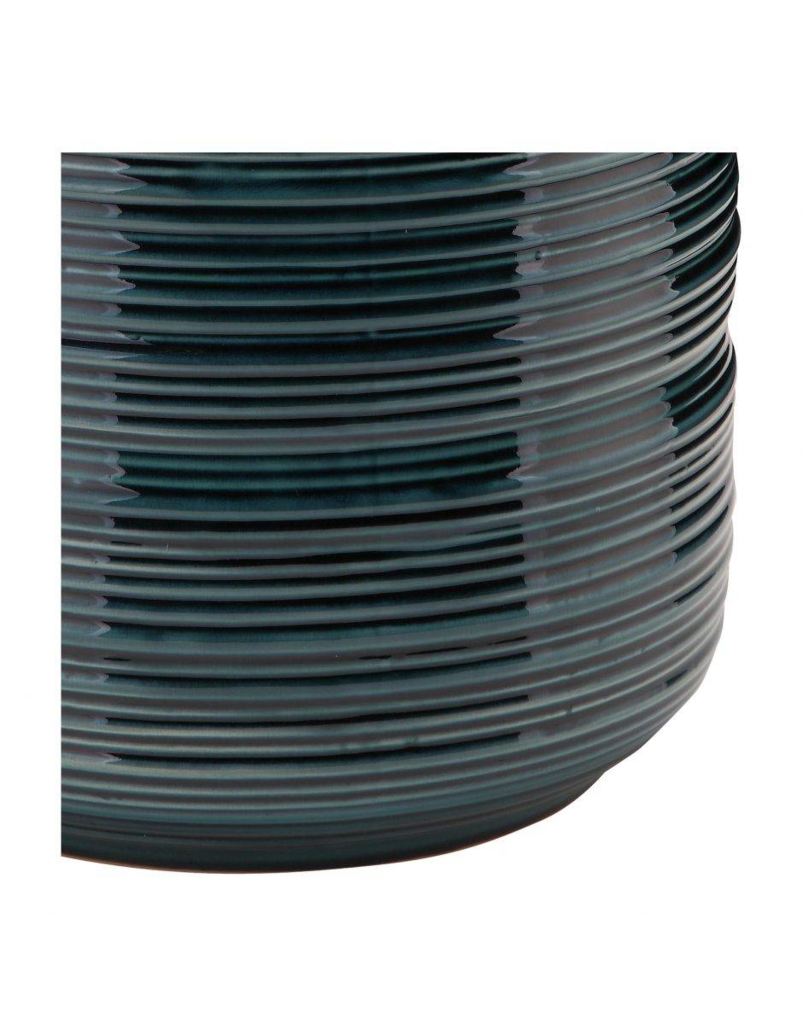 Monroe & Kent RIPLEY VASE SHORT GREEN