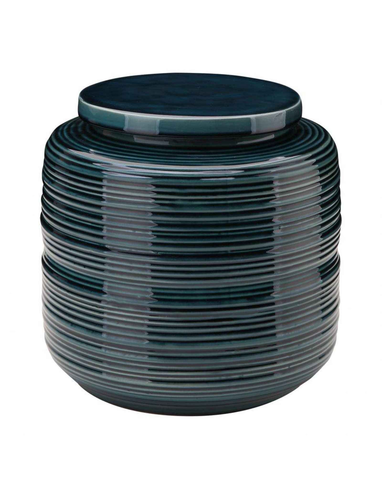 Monroe & Kent RIPLEY VASE SHORT GREEN