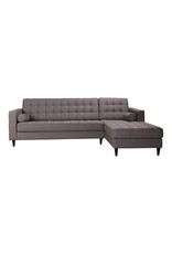 Monroe & Kent ROMANO SECTIONAL DARK GREY RIGHT