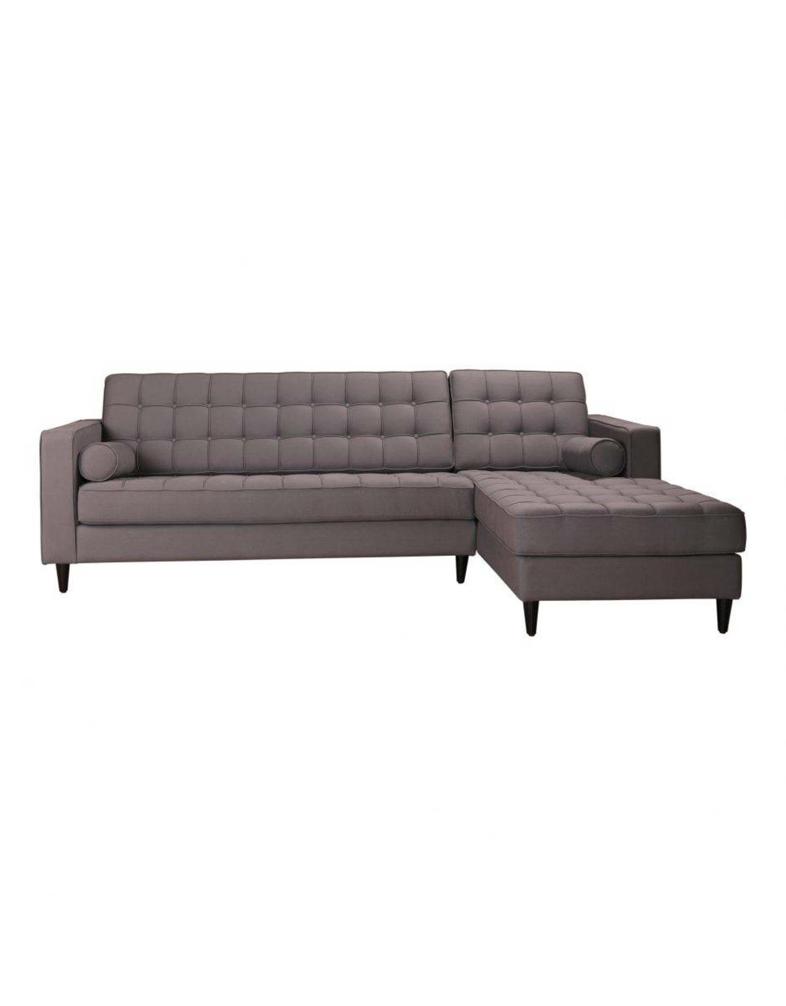 Monroe & Kent ROMANO SECTIONAL DARK GREY RIGHT