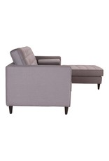 Monroe & Kent ROMANO SECTIONAL DARK GREY RIGHT