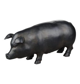 Monroe & Kent SWINE SCULPTURE BLACK
