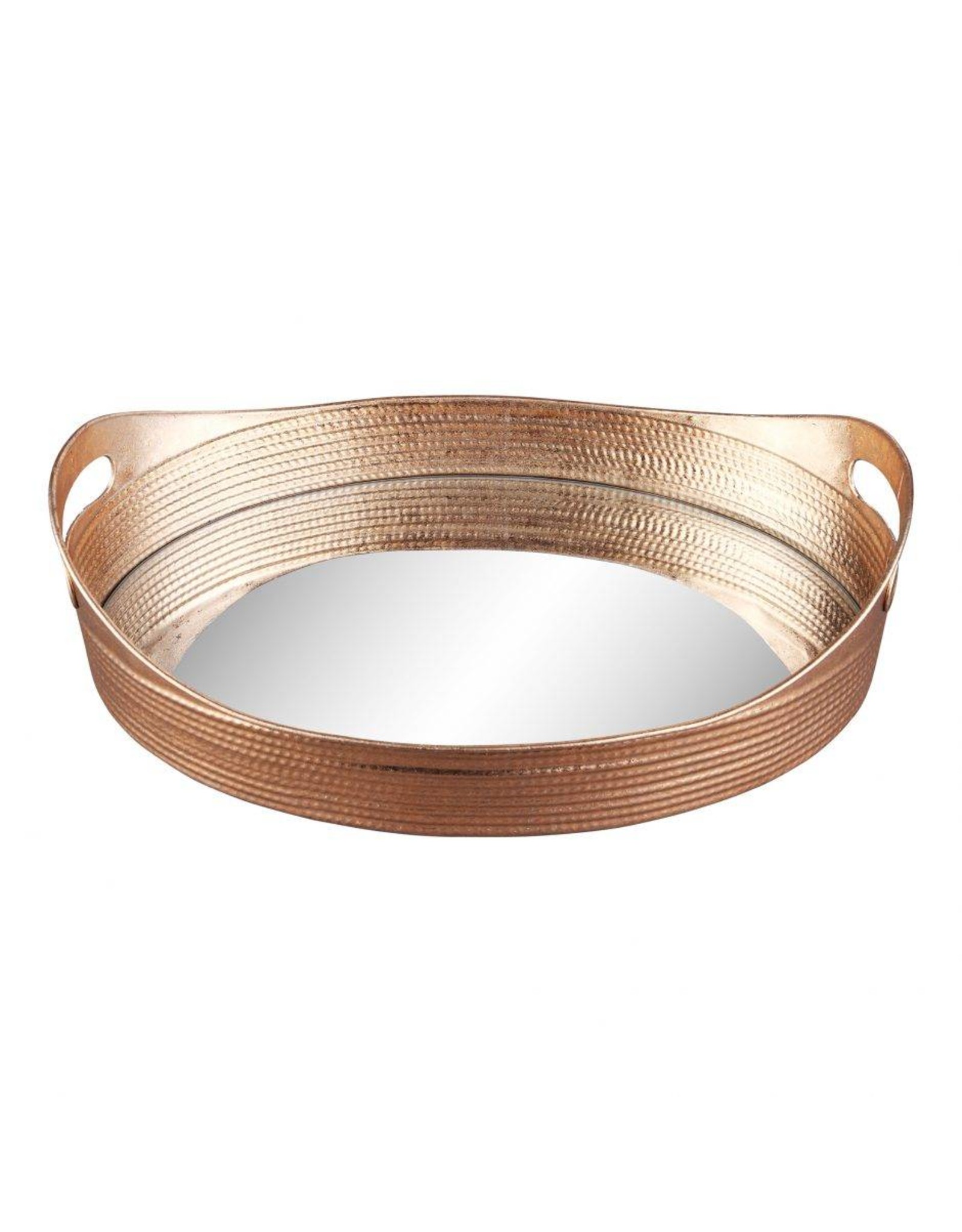 Monroe & Kent BASKET TRAY GOLD SET OF TWO