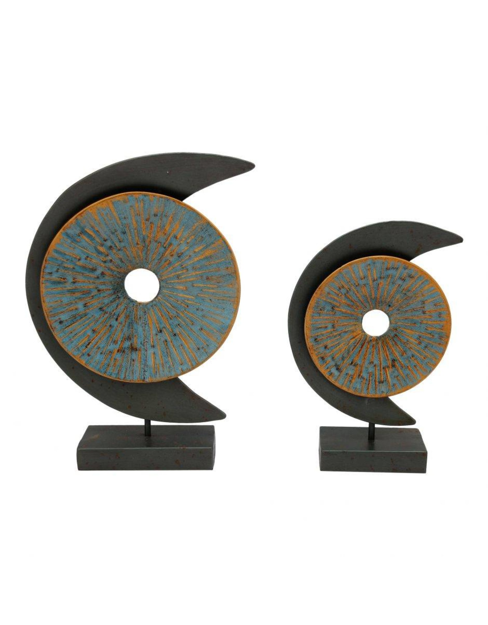 Monroe & Kent BLUE MOON SCULPTURE SET OF TWO