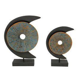 Monroe & Kent BLUE MOON SCULPTURE SET OF TWO