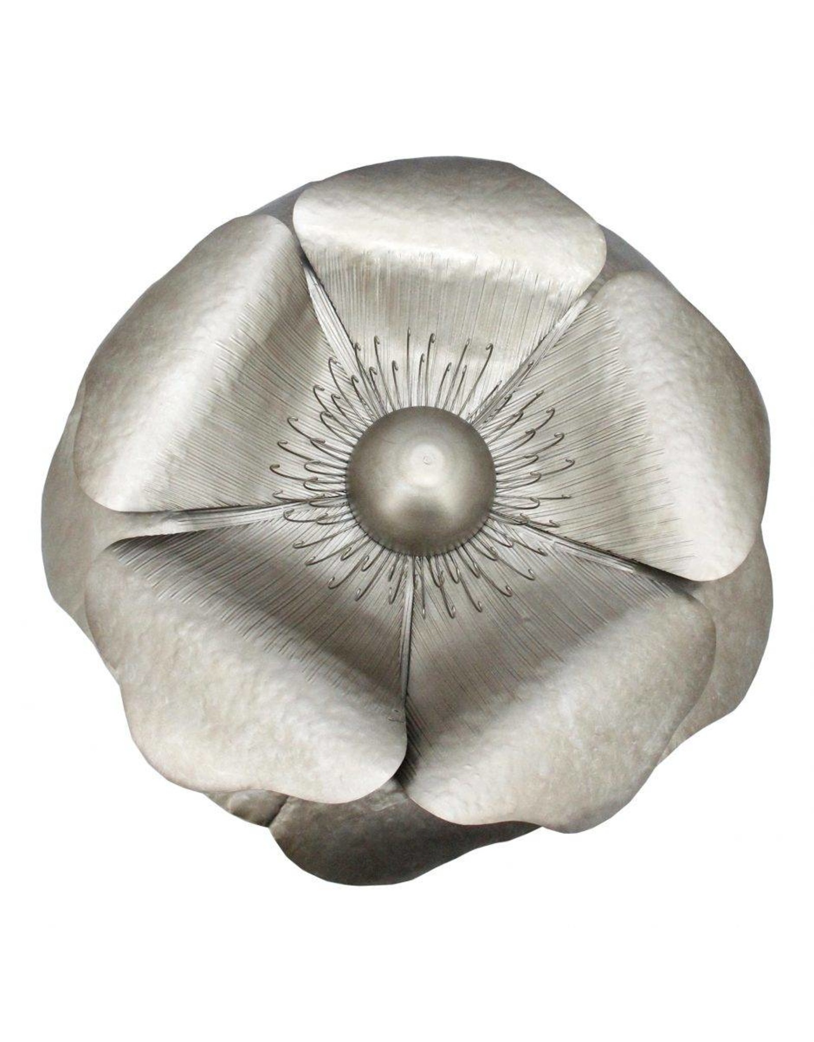 Monroe & Kent WALL FLOWER WALL DECOR SILVER