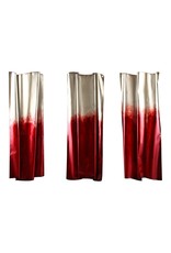 Monroe & Kent RED SHIMMER WALL DECOR SET OF THREE