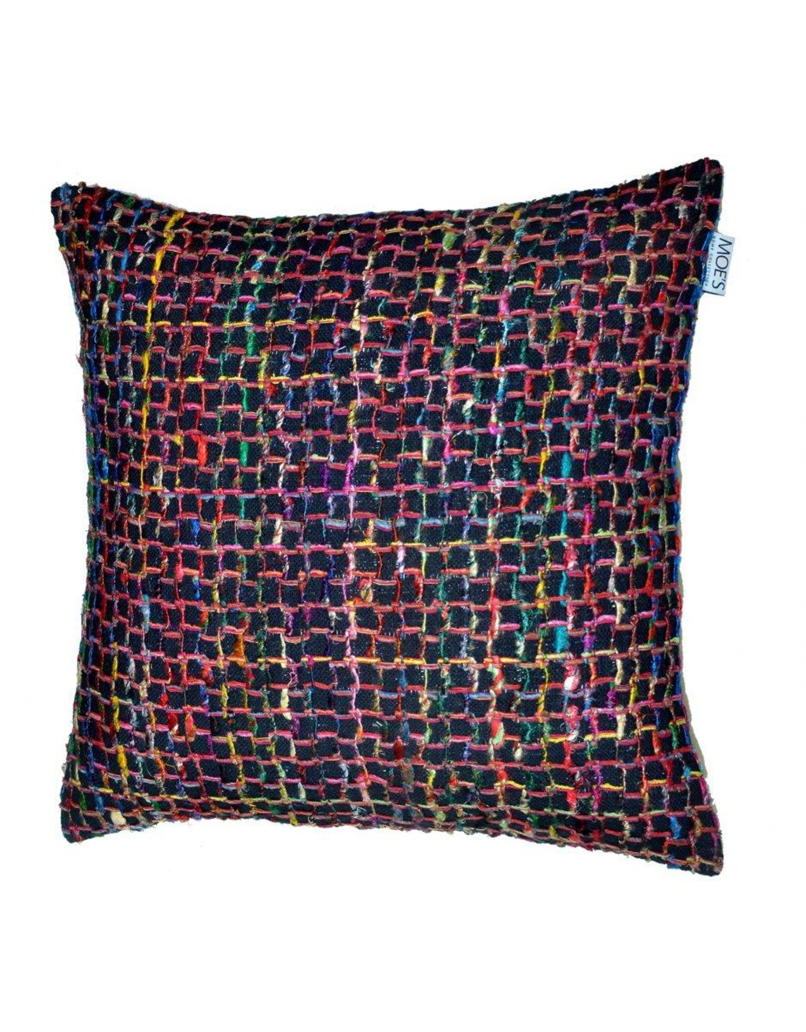 Monroe & Kent CHAIN FEATHER CUSHION BLACK 25X25