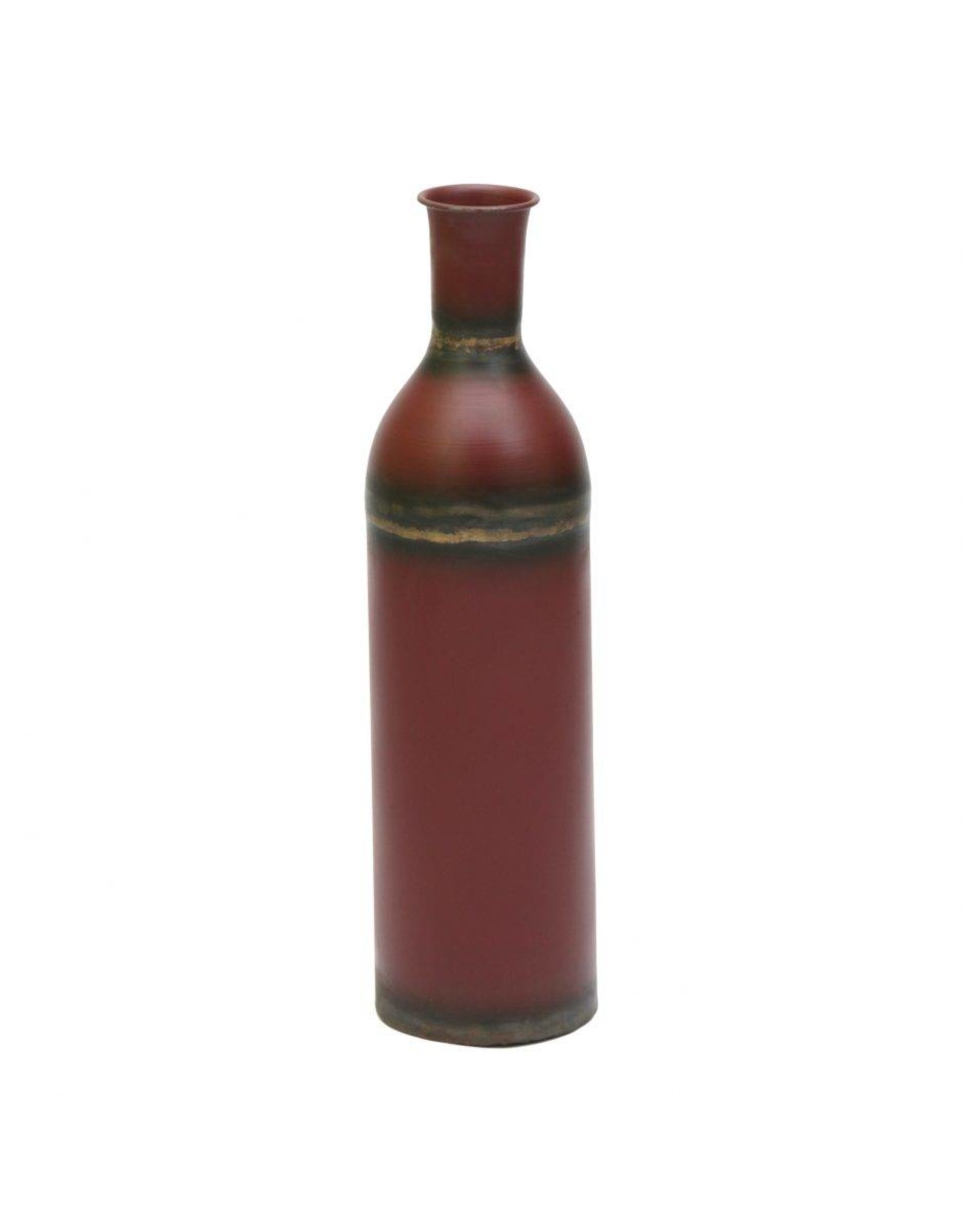 Monroe & Kent ARAMIS VASE RUSTIC RED