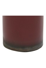 Monroe & Kent ARAMIS VASE RUSTIC RED