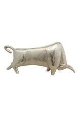 Monroe & Kent SILVER BULL SCULPTURE