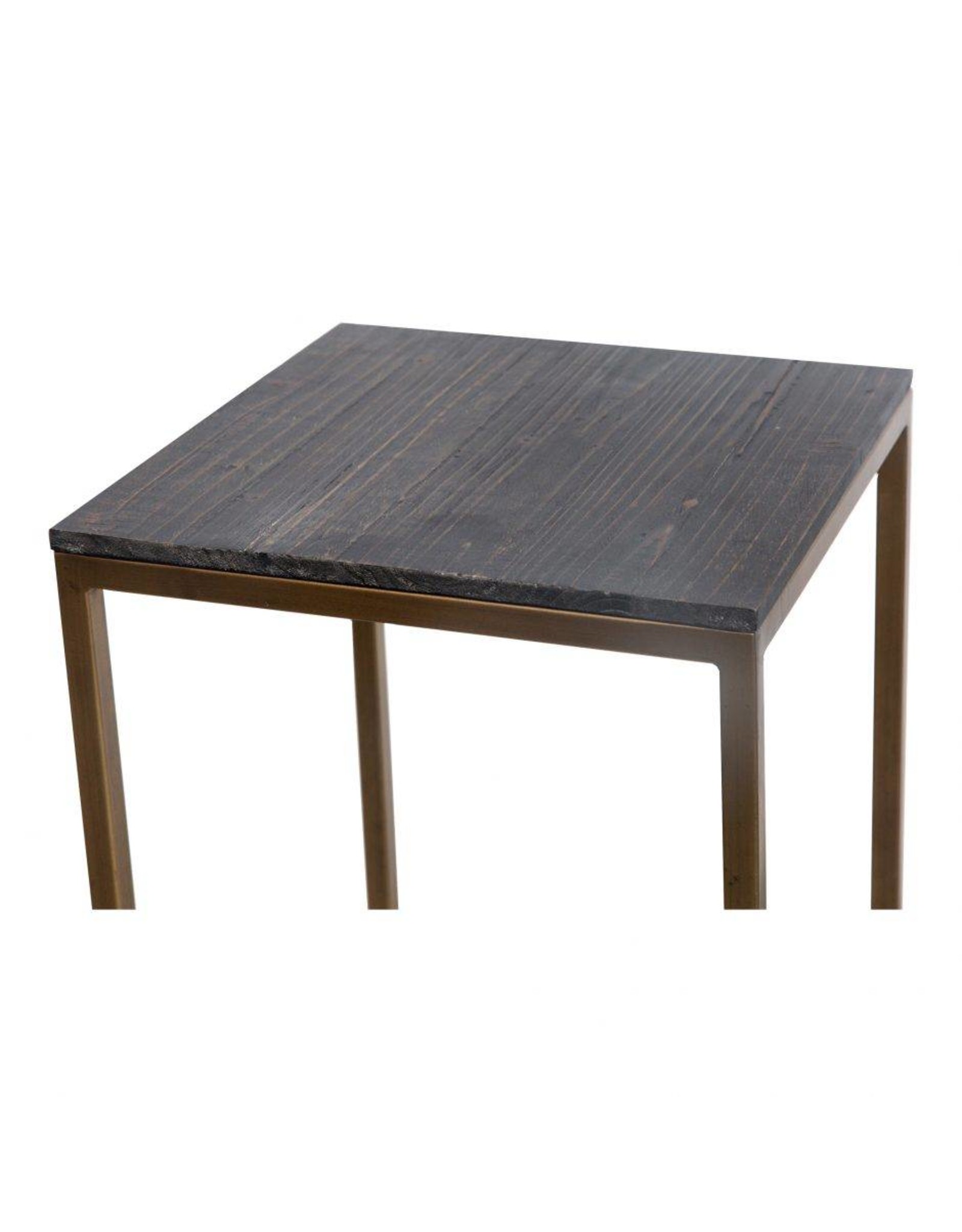 Monroe & Kent STUDIO PLANT TABLES BRASS SET OF 2