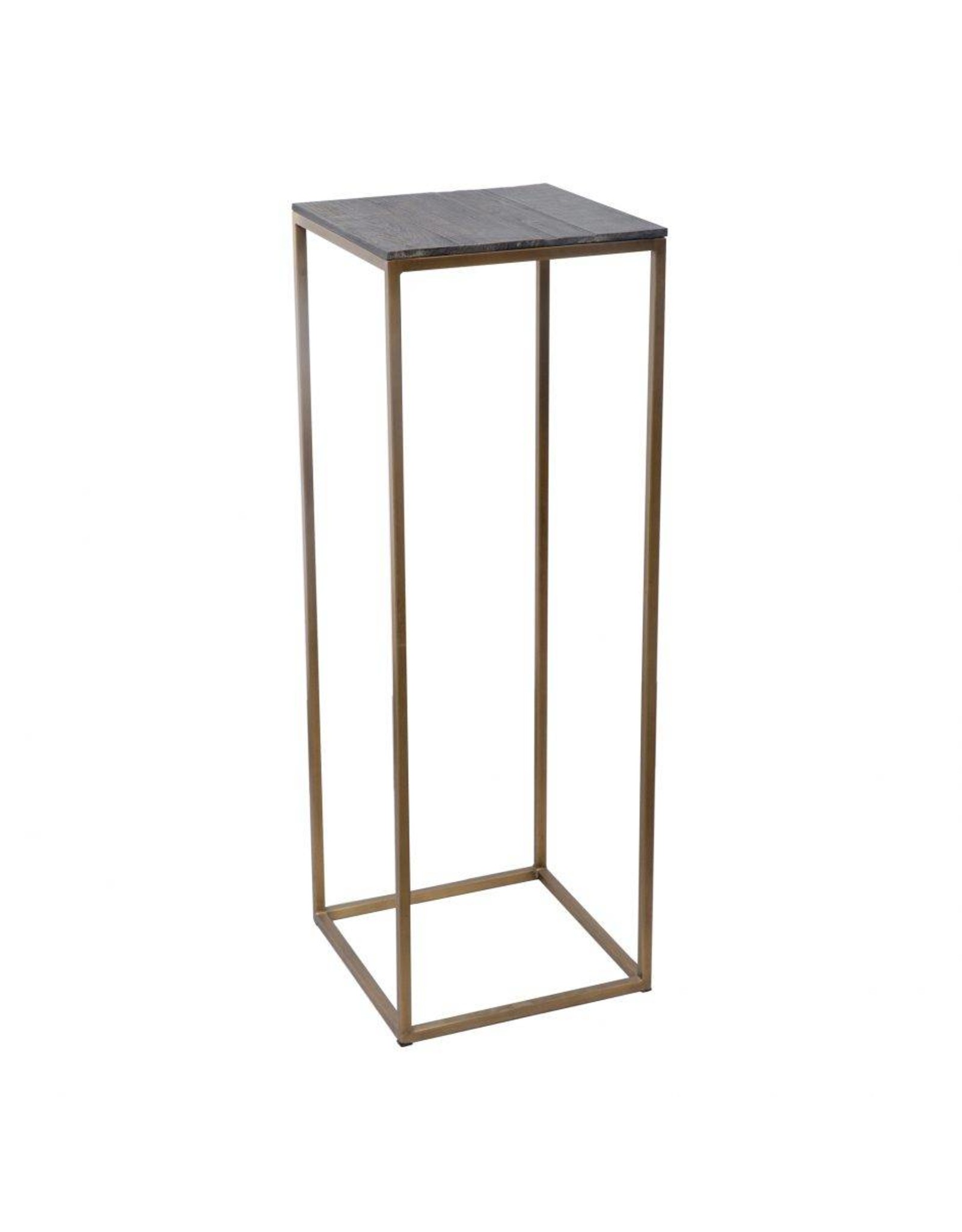Monroe & Kent STUDIO PLANT TABLES BRASS SET OF 2