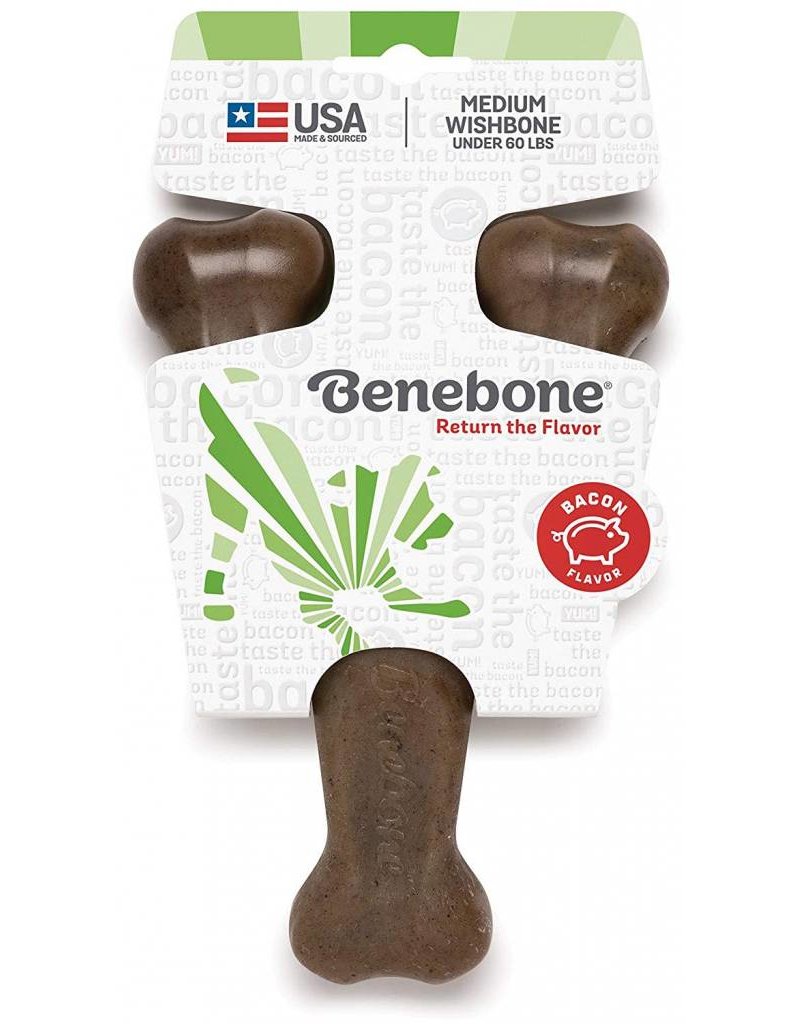 BENEBONE BENEBONE Bacon Wishbone Dog Chew