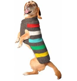 Chilly Dog Sweaters CHILLY DOG Charcoal Stripe Sweater