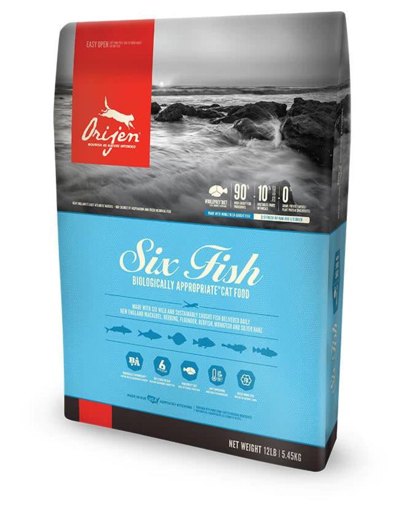 ORIJEN ORIJEN USA Six Fish Grain-Free Dry Cat  Food 12lb.