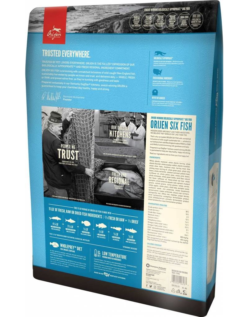 ORIJEN ORIJEN USA Six Fish Grain-Free Dry Dog Food