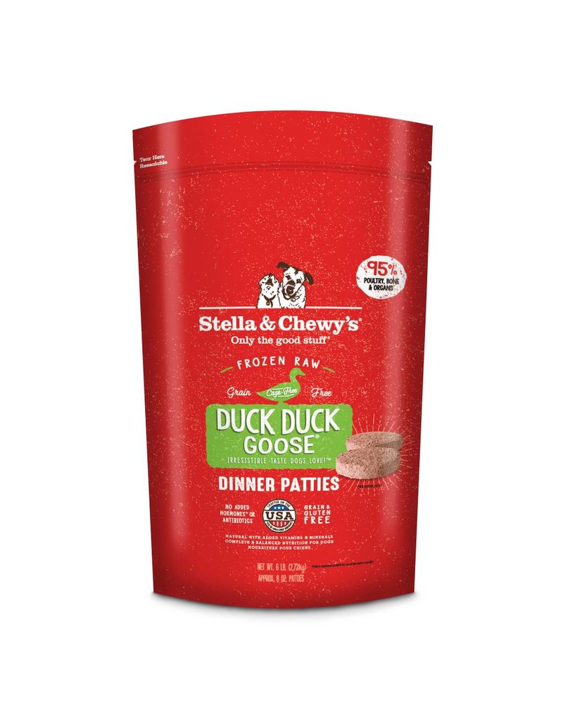 Stella & Chewys STELLA & CHEWY'S Frozen Dog Food Dinner Patties Duck Duck Goose