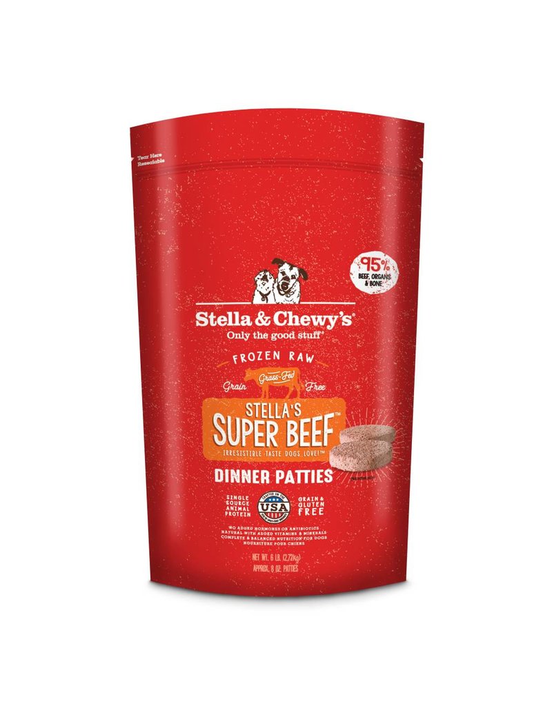Stella & Chewys STELLA & CHEWY'S Frozen Dog Food Dinner Patties Super Beef