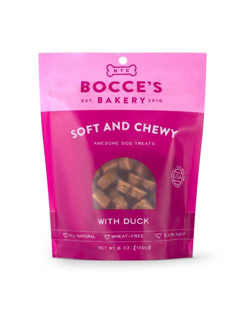 Bocces Bakery BOCCE'S Soft and Chewy Dog Treat 6 oz Duck