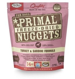Primal Pet Foods PRIMAL Turkey & Sardine Freezedried Dog Food