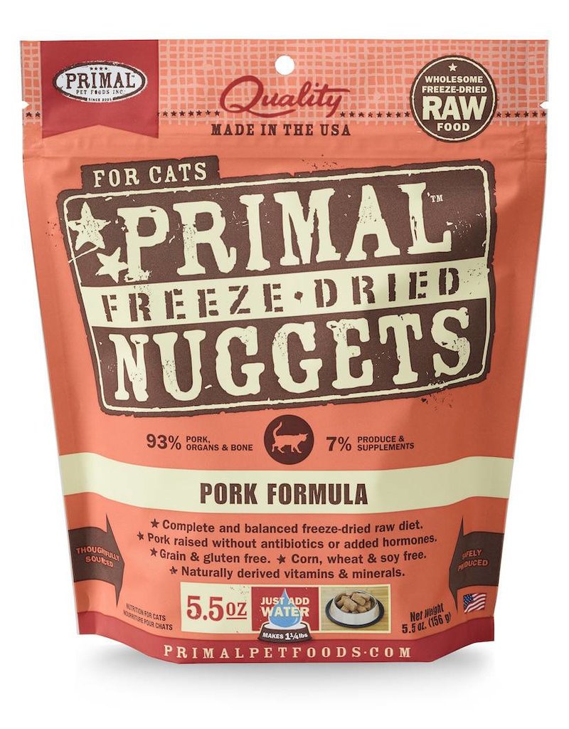 Primal Pet Foods PRIMAL Pork Freezedried Feline Food 5.5 oz