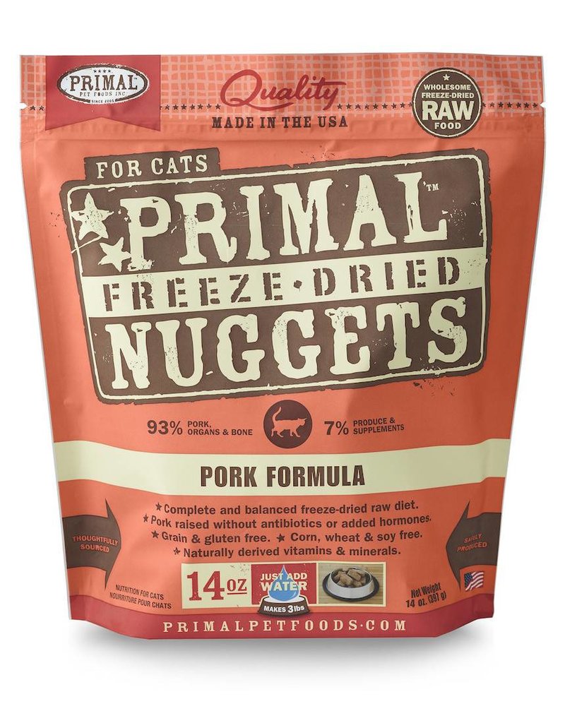PRIMAL Pork Freezedried Cat Food The Fish & Bone