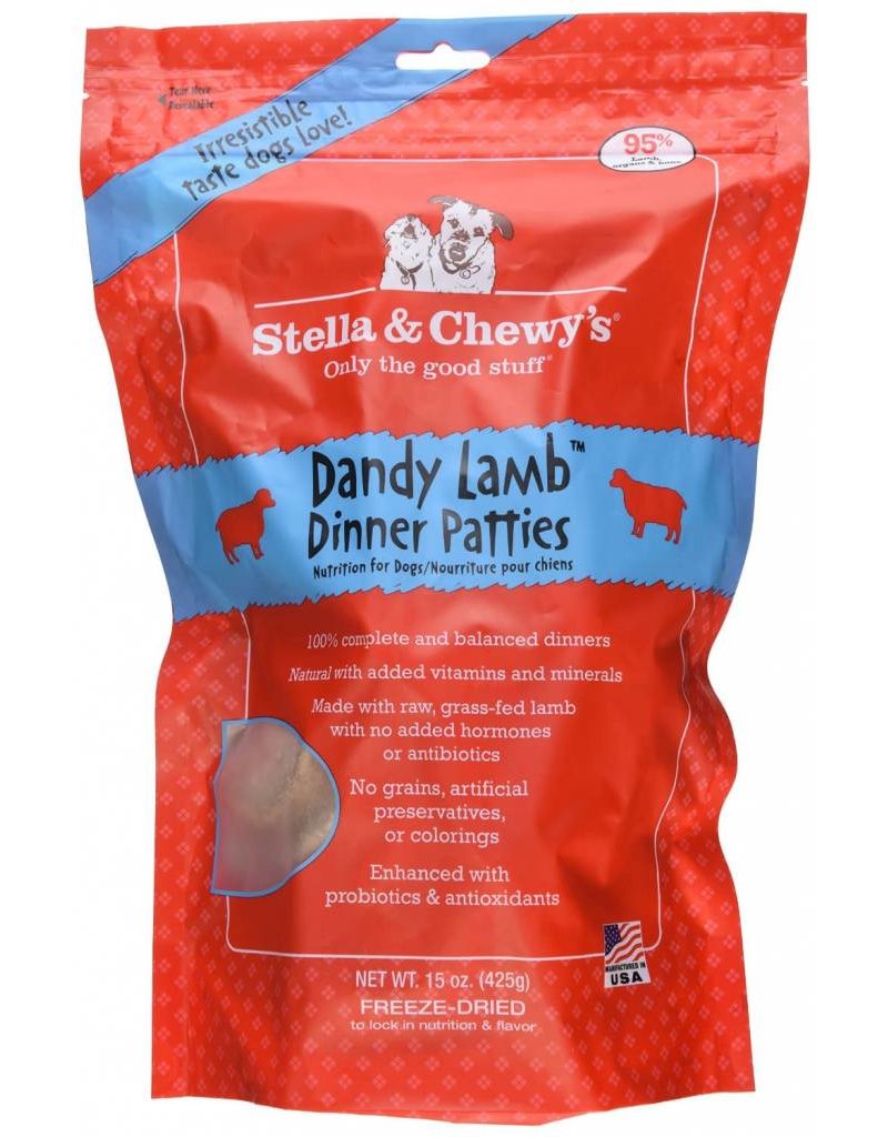 Stella & Chewys STELLA & CHEWY'S Dandy Lamb Dinner Patties Freezedried Dog Food