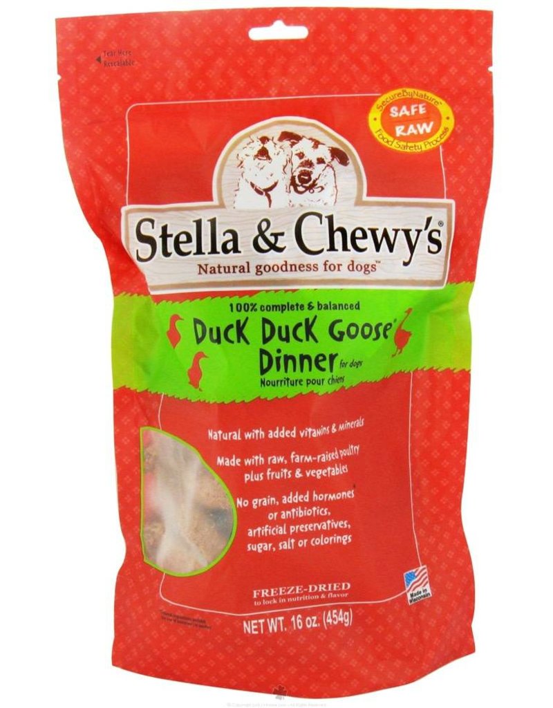 Stella & Chewys STELLA & CHEWY'S Freeze-Dried Dog Food Dinner Patties Duck Duck Goose