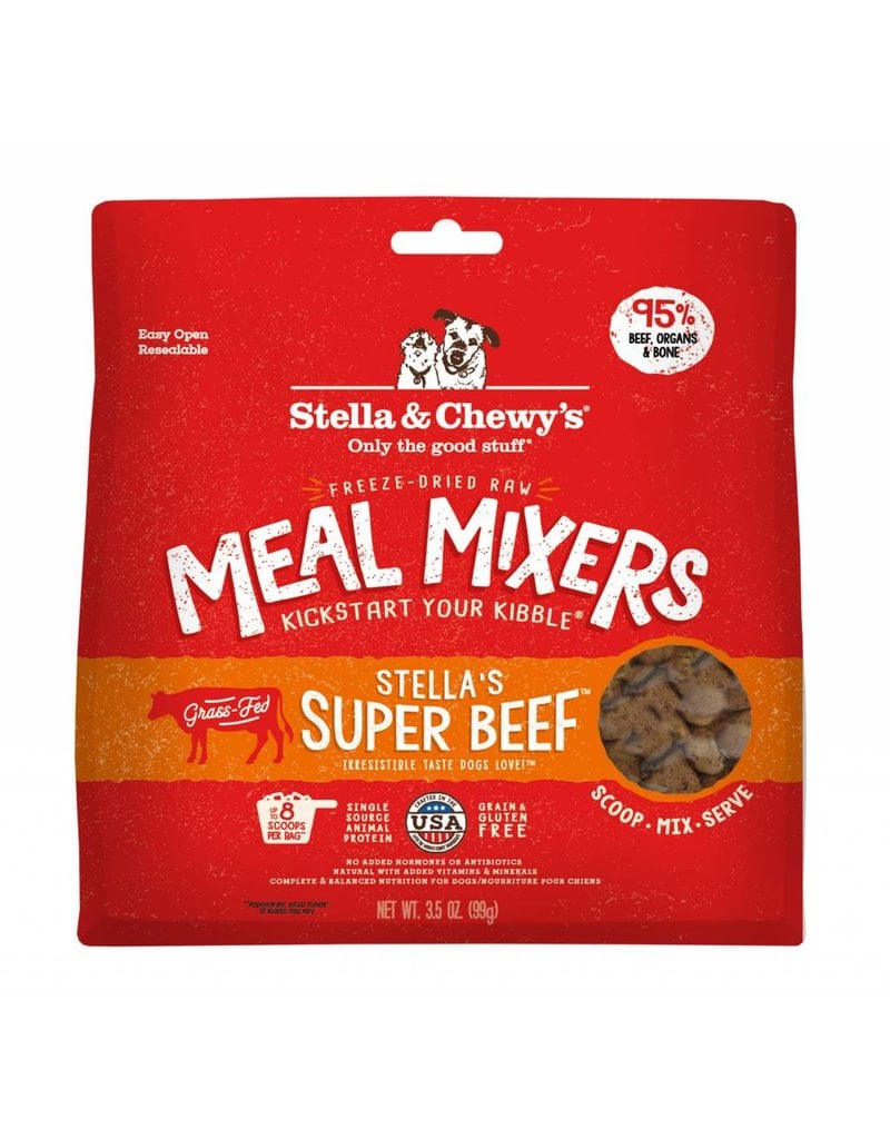 Stella & Chewys STELLA & CHEWY'S Freeze-Dried Dog Food Meal Mixers Super Beef