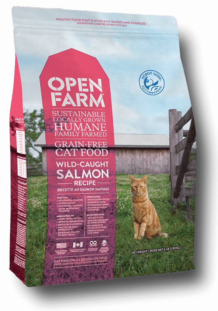 Open Farm OPEN FARM Wild Caught Salmon Dry Cat Food - The ...