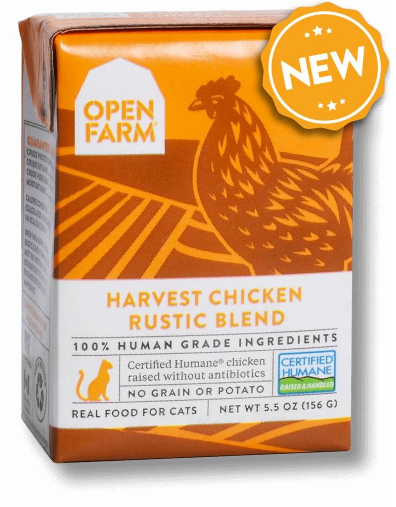 Open Farm OPEN FARM Harvest Chicken Rustic Blend for Cats 5.5oz CASE/12