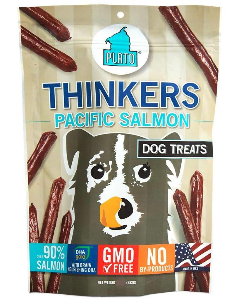 PLATO Thinkers Dog Treats in Salmon The Fish & Bone