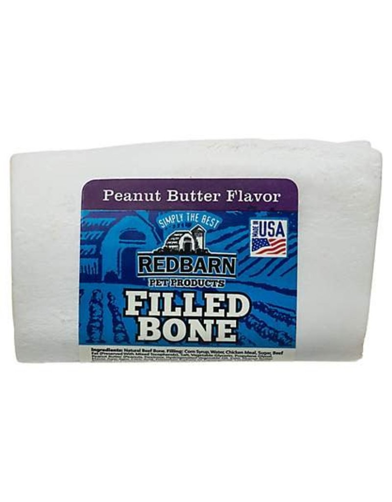 REDBARN REDBARN Filled Bone Peanut Butter 3in