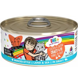 Weruva BFF BFF OMG Chicken & Salmon Crazy For You Canned Cat Food Case