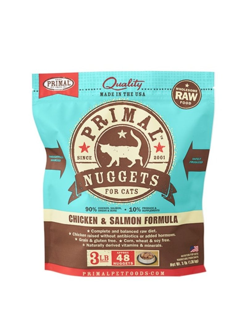 Primal Pet Foods PRIMAL Frozen Raw Feline Chicken & Salmon Formula 3 lb.