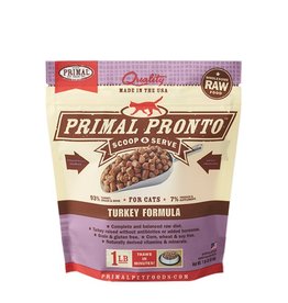 Primal Pet Foods PRIMAL Pronto Frozen Raw Feline Turkey Formula 1 lb.