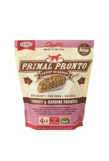 Primal Pet Foods PRIMAL Pronto Frozen Raw Canine Turkey & Sardine Formula 4 lb.