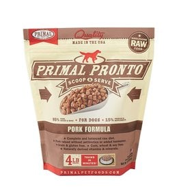 Primal Pet Foods PRIMAL Pronto Frozen Raw Canine Pork Formula 4 lb.